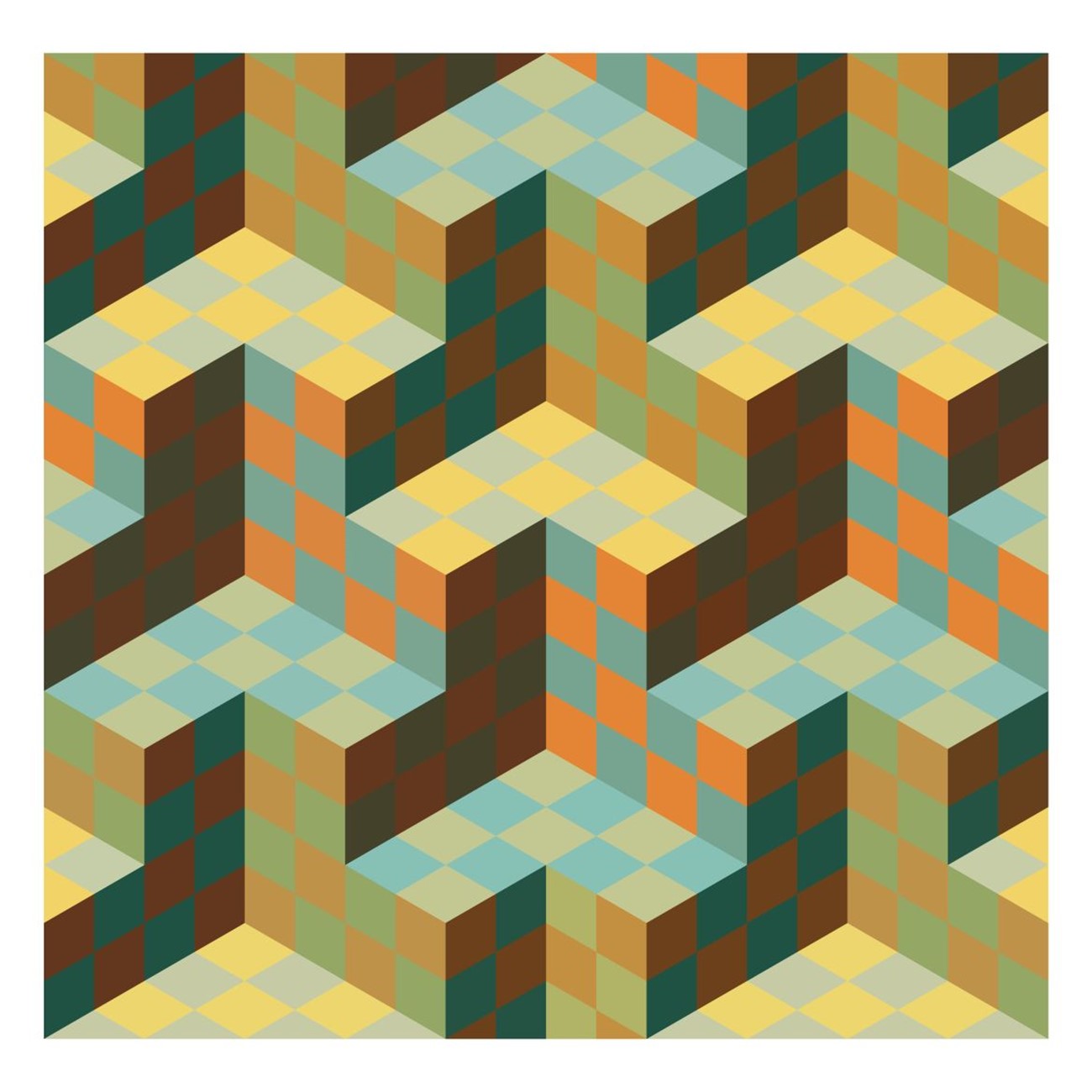 Tessellation Illusions - Mental Bomb