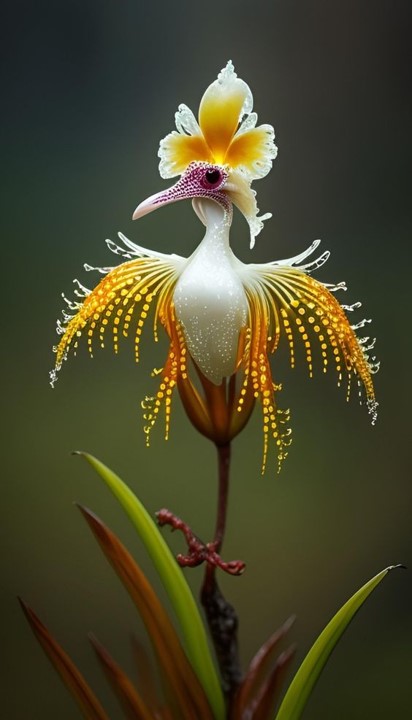 Bird Flower Illusion